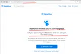 Neighbor coupon verification screenshot