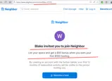 Neighbor coupon verification screenshot