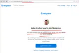 Neighbor coupon verification screenshot