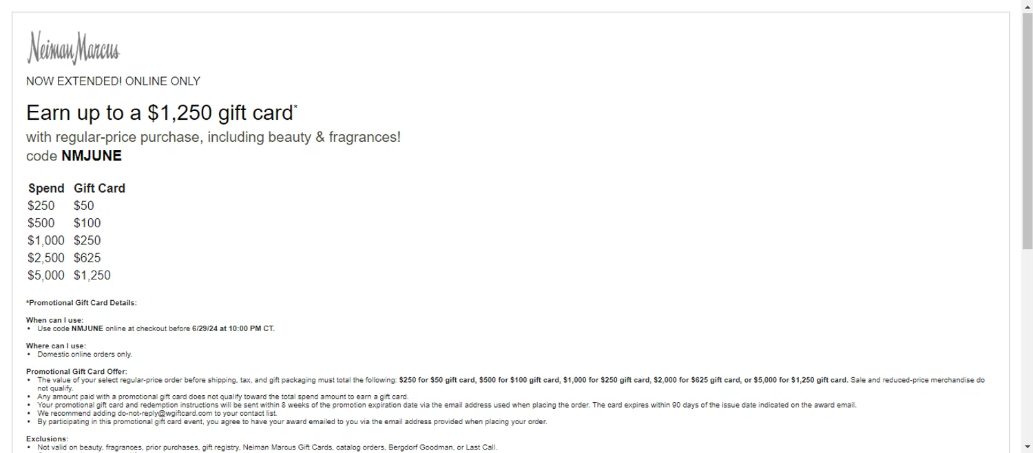 Neiman Marcus Promo Codes 650 Off October 2024