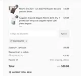 DISCOUNT50 coupon verification screenshot