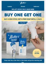 Nellie's coupon verification screenshot