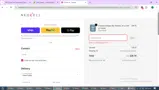 23WELCOME coupon verification screenshot