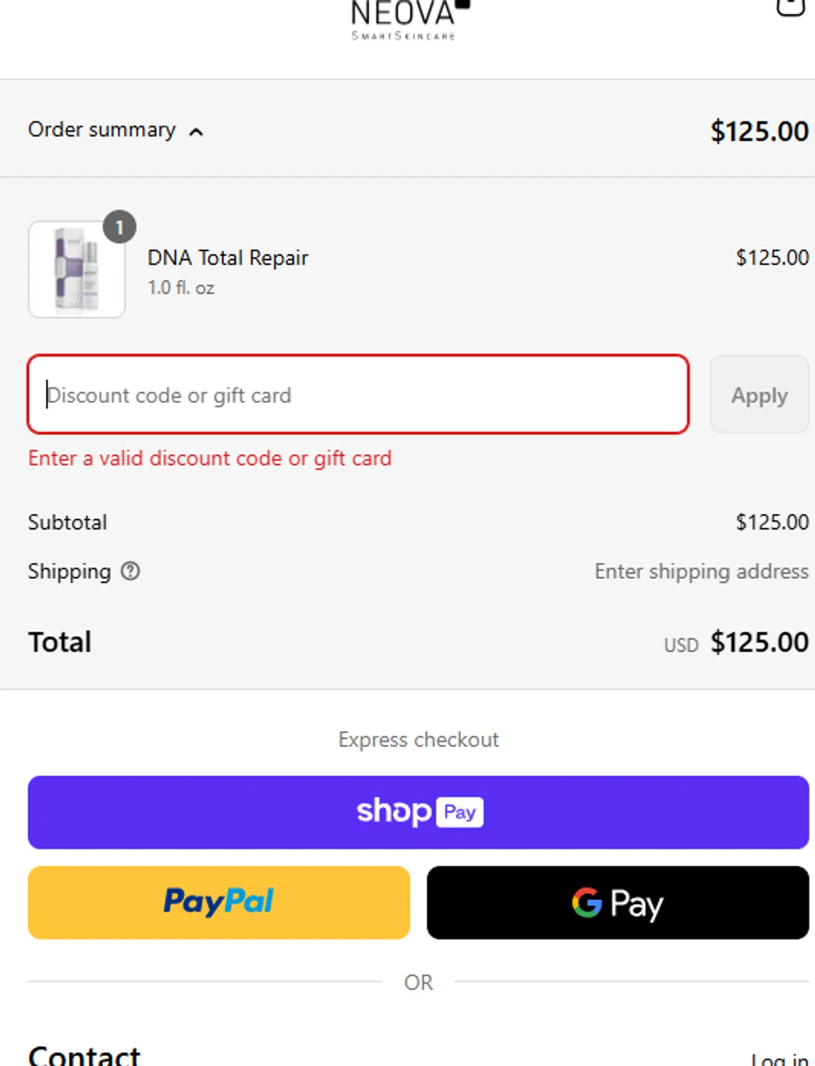 Neova discount code screenshot showing code SPF2025 applied at Neova checkout page. Uploaded by SimplyCodes community member Carlitoxxxxxxxxxxxxxxxxxxxxxxx on Jun 9, 2025