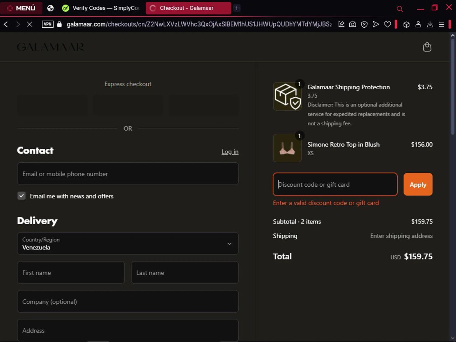 Northeastern Pennsylvania Philharmonic promo code screenshot showing code VALENTINE applied at Northeastern Pennsylvania Philharmonic checkout page. Uploaded by SimplyCodes community member MoneyAce864 on Mar 15, 2025