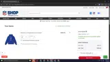 New England Patriots coupon verification screenshot