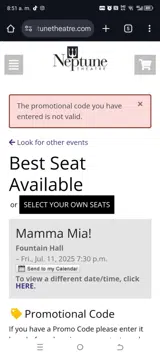 19 coupon verification screenshot