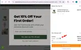 Nesa's Hemp coupon verification screenshot