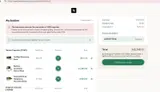 Nespresso coupon verification screenshot