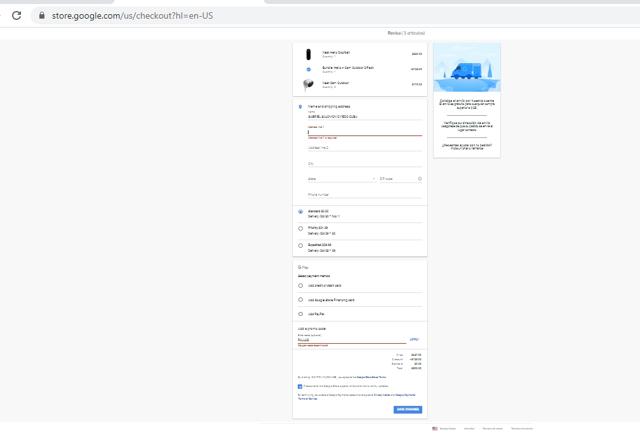 Nest checkout page showing Nest promo code box | Screenshot taken by SimplyCodes community member on Oct 11, 2020