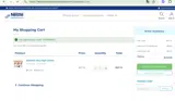 Nestle Health Science Nutrition Store coupon verification screenshot
