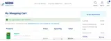 Nestle Health Science Nutrition Store coupon verification screenshot