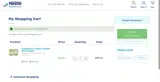 Nestle Health Science Nutrition Store coupon verification screenshot