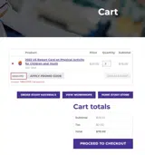 SENIOR15 coupon verification screenshot