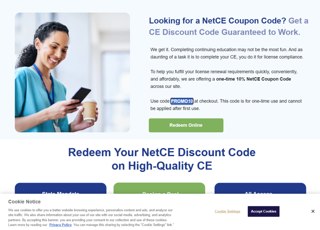 NetCE Discount Codes - 10% Off (1 Verified) Sep 2025