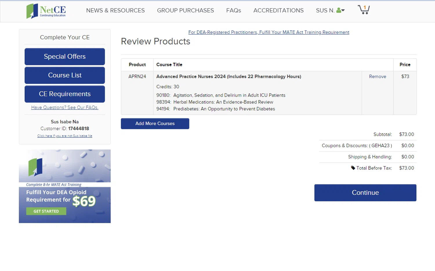 NetCE Coupon Codes (2 Verified) 10 Off w/ Code Jan 2025