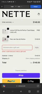 _chefleigh coupon verification screenshot