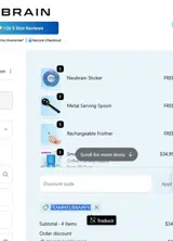 TEAMNEUBRAIN10 coupon verification screenshot