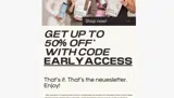 EARLYACCESS coupon verification screenshot