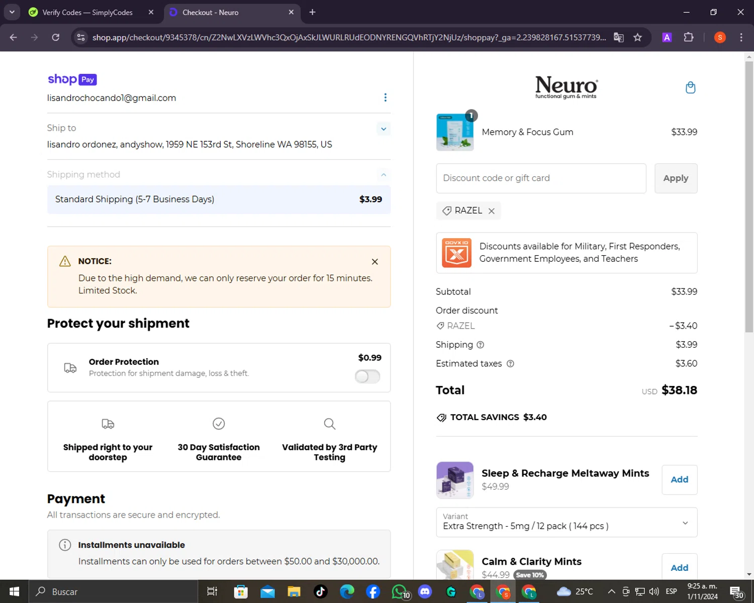 how to use NeuroGum coupons