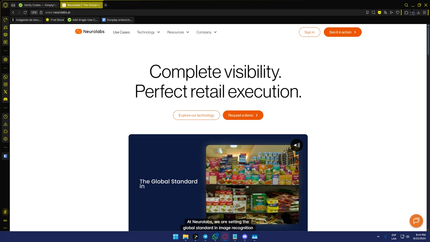 Neurolabs promo code screenshot showing code HOLIDAY applied at Neurolabs checkout page. Uploaded by SimplyCodes community member JohnSimply on Aug 23, 2025