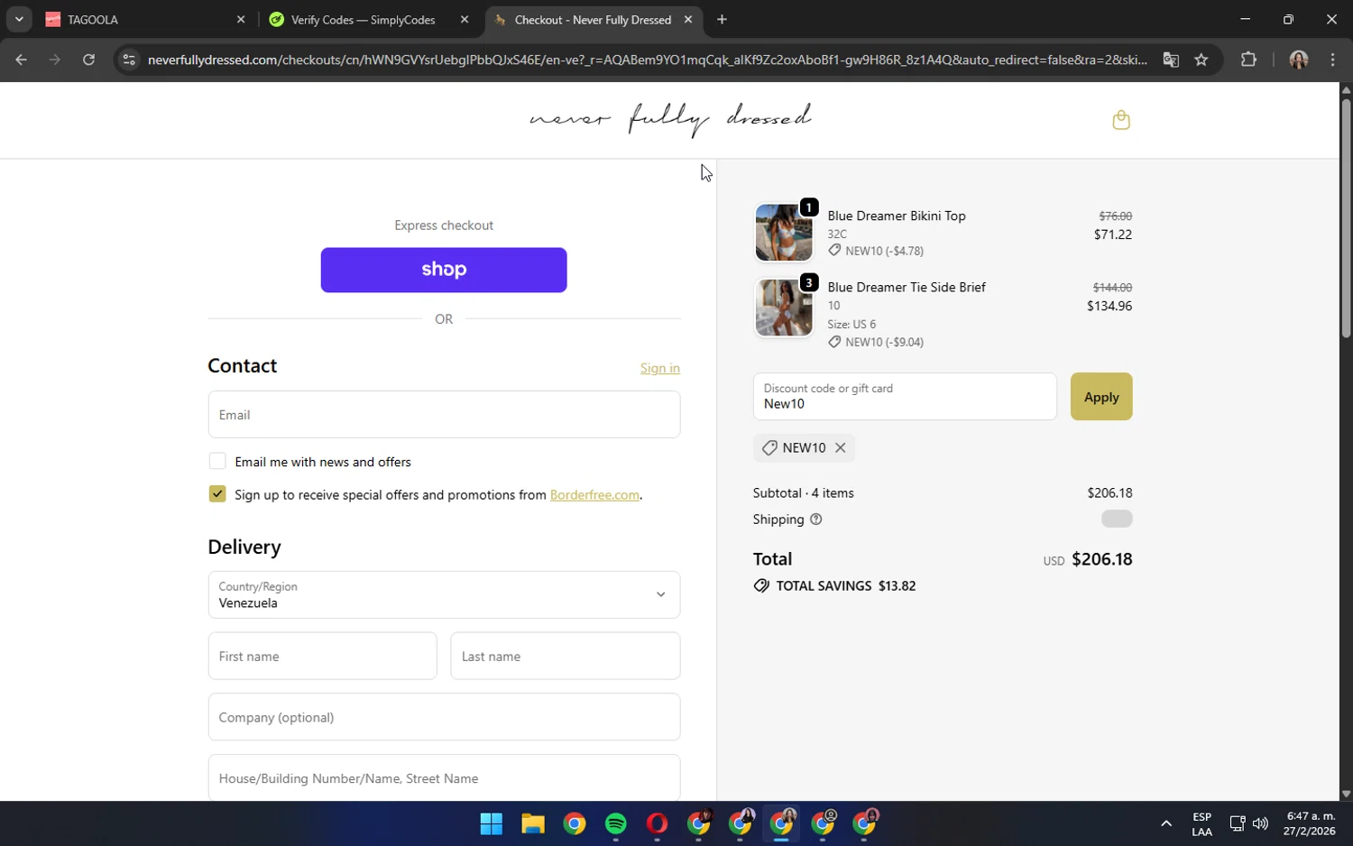 10% Off Never Fully Dressed Promo Codes Coupons Jun 2026 10% Off Never Fully Dressed Promo Codes Coupons Jun 2026