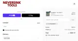 Neversink Tools coupon verification screenshot