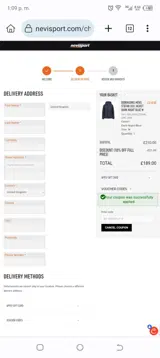 NS-INTENTLY10 coupon verification screenshot
