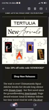 NEWBOOKS coupon verification screenshot