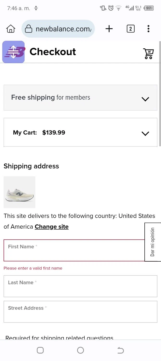 New Balance promo code screenshot showing code NBSUMMER applied at New Balance checkout page. Uploaded by SimplyCodes community member asdfgh on Aug 1, 2025