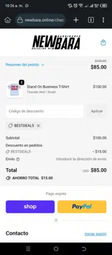 BESTDEALS coupon verification screenshot