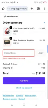 NewBee30 coupon verification screenshot