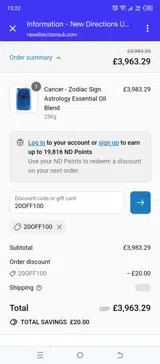 20OFF100 coupon verification screenshot