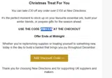 XMAS30 coupon verification screenshot