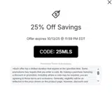 New England Revolution coupon verification screenshot