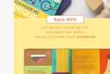 godmade coupon verification screenshot