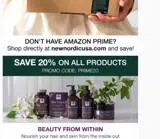 prime20 coupon verification screenshot