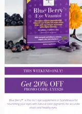 EYES20 coupon verification screenshot