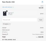 KATIE15 coupon verification screenshot