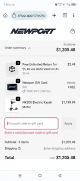 NT300 coupon verification screenshot