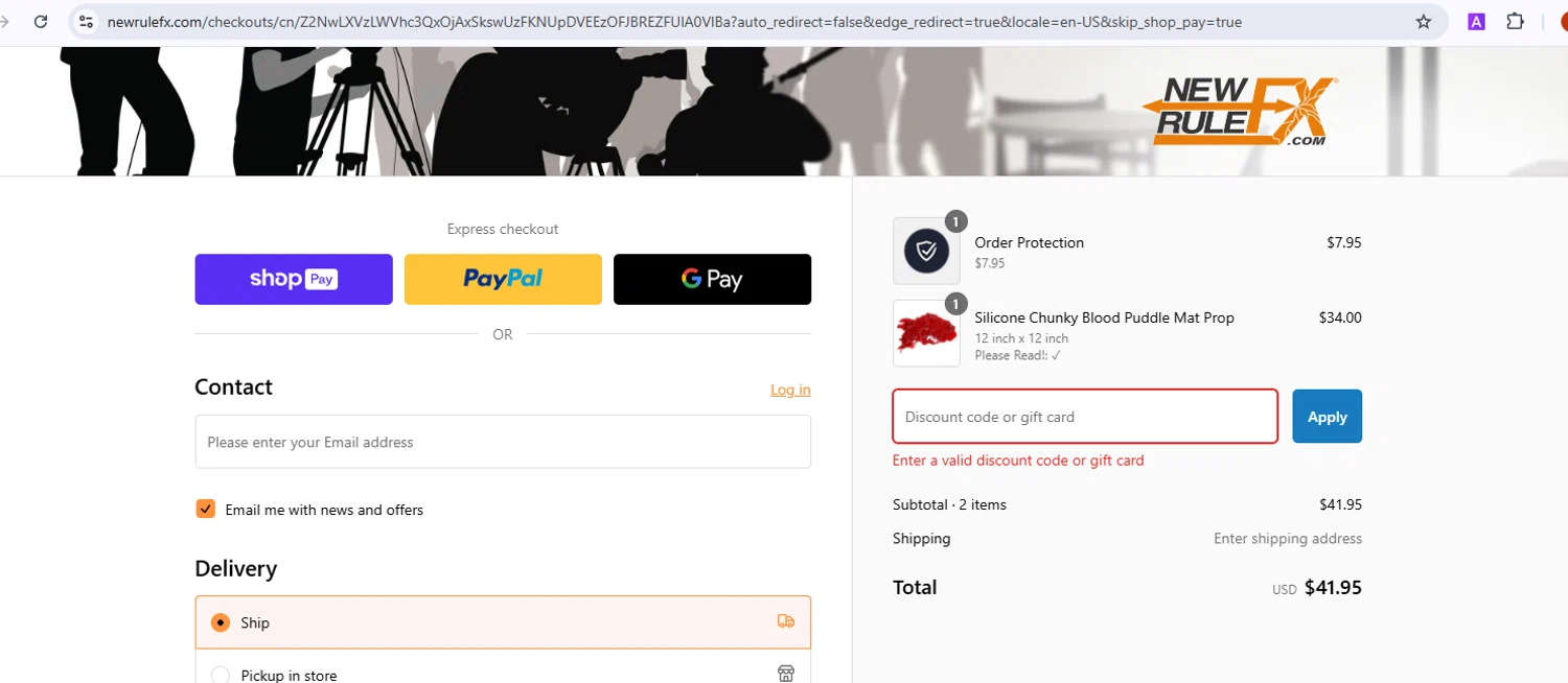 NewRuleFX.com discount code screenshot showing code FLASH2025 applied at NewRuleFX.com checkout page. Uploaded by SimplyCodes community member PromoHawk3429 on Feb 1, 2025