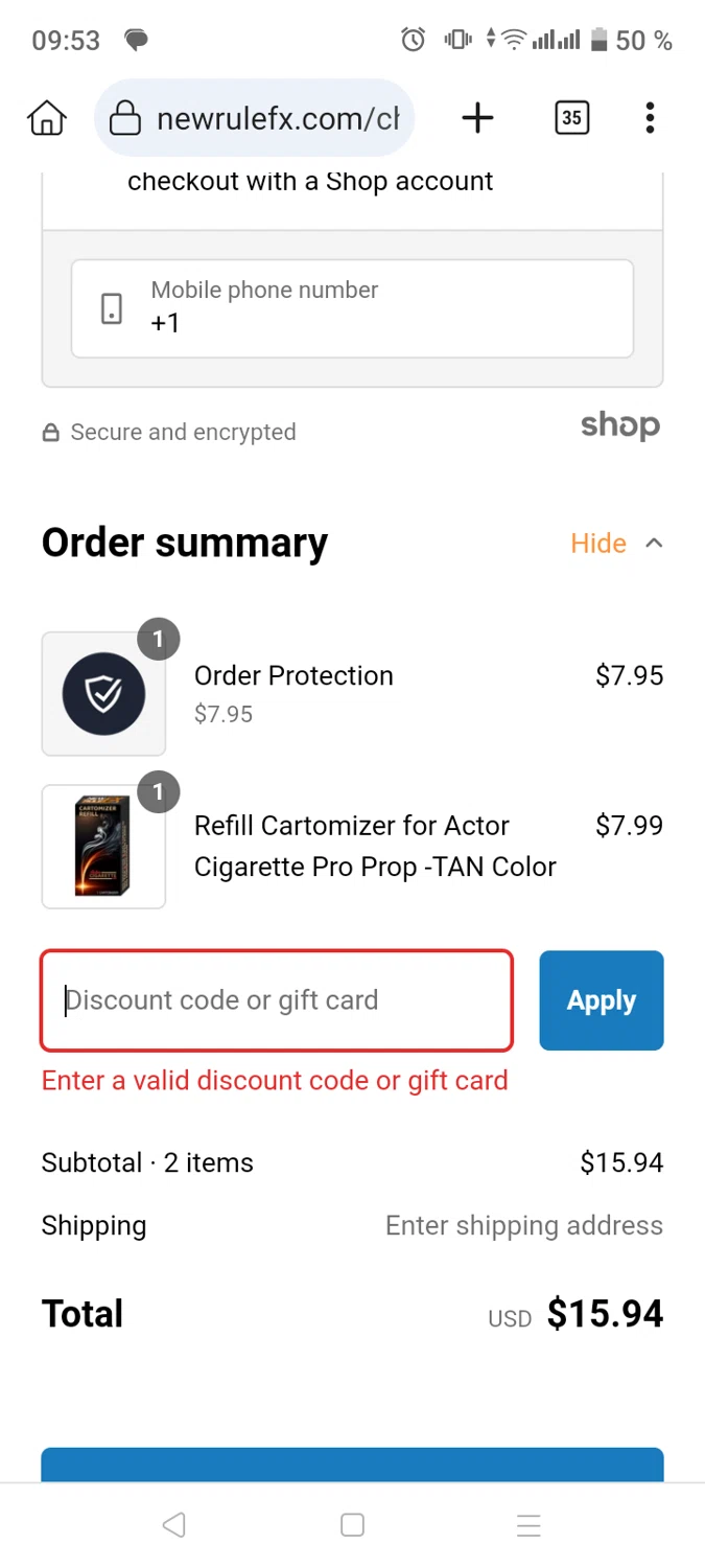 NewRuleFX.com discount code screenshot showing code FLASH2025 applied at NewRuleFX.com checkout page. Uploaded by SimplyCodes community member SavingsAce7790 on Feb 1, 2025