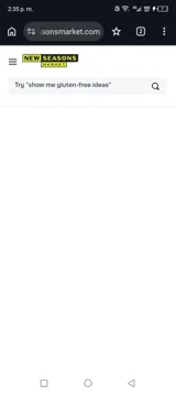 New Seasons Market coupon verification screenshot