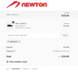 WINTER10 coupon verification screenshot