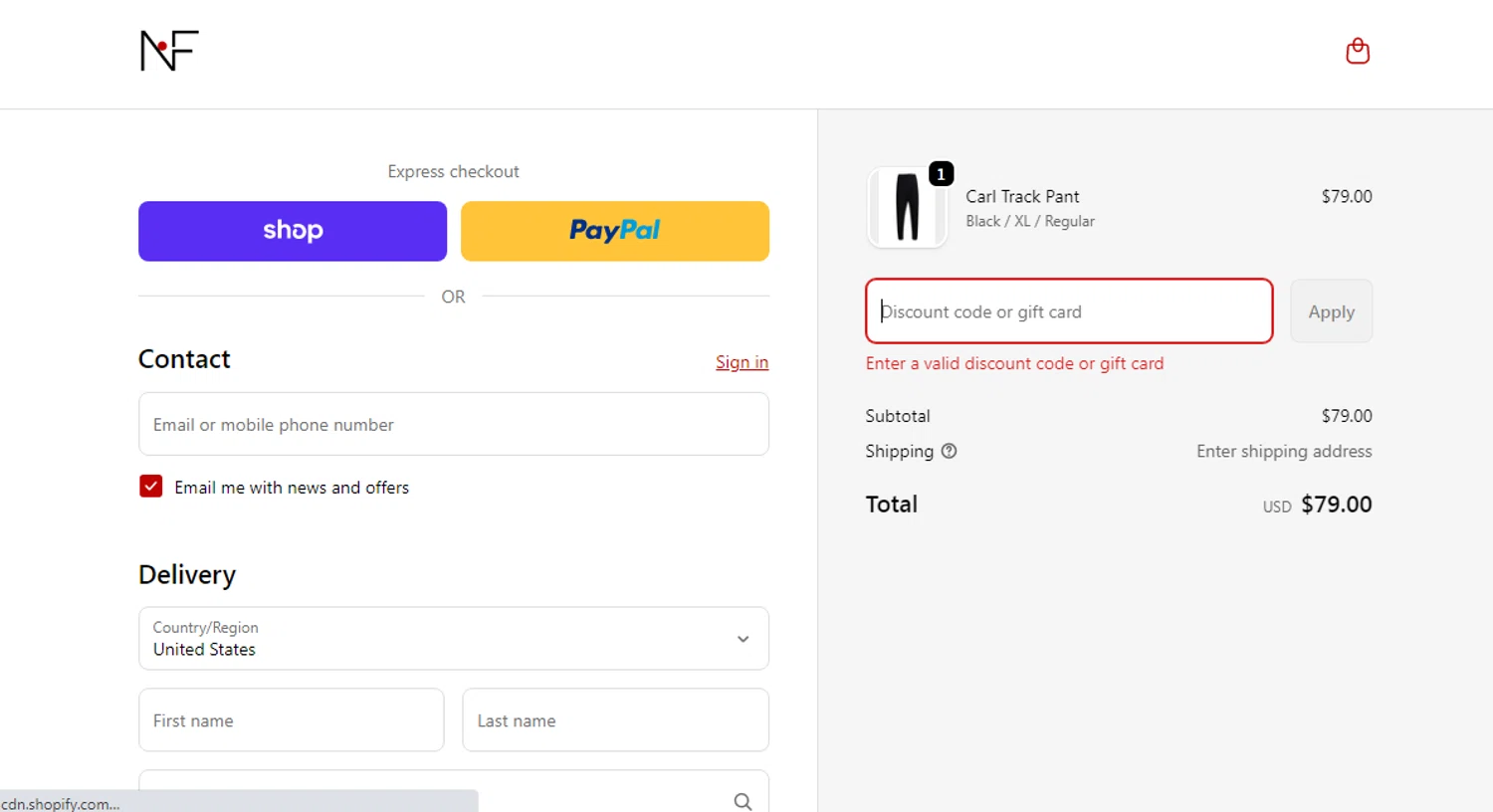 Newton's First promo code screenshot showing code TRACK15 applied at Newton's First checkout page. Uploaded by SimplyCodes community member reinelysmalave on Nov 6, 2025