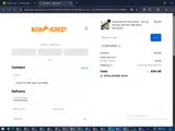 WELCOME15 coupon verification screenshot