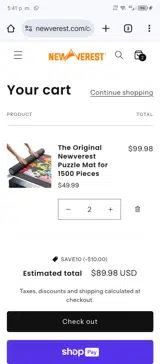 Save10 coupon verification screenshot