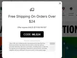 MLS24 coupon verification screenshot