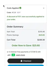 New York City FC coupon verification screenshot