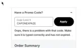 New York Giants coupon verification screenshot